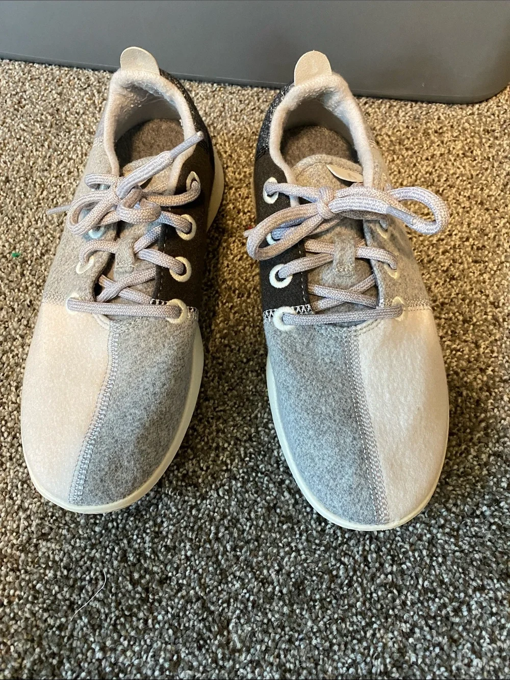 allbirds Women's Two-Tone Gray & Black Athletic Sneakers
